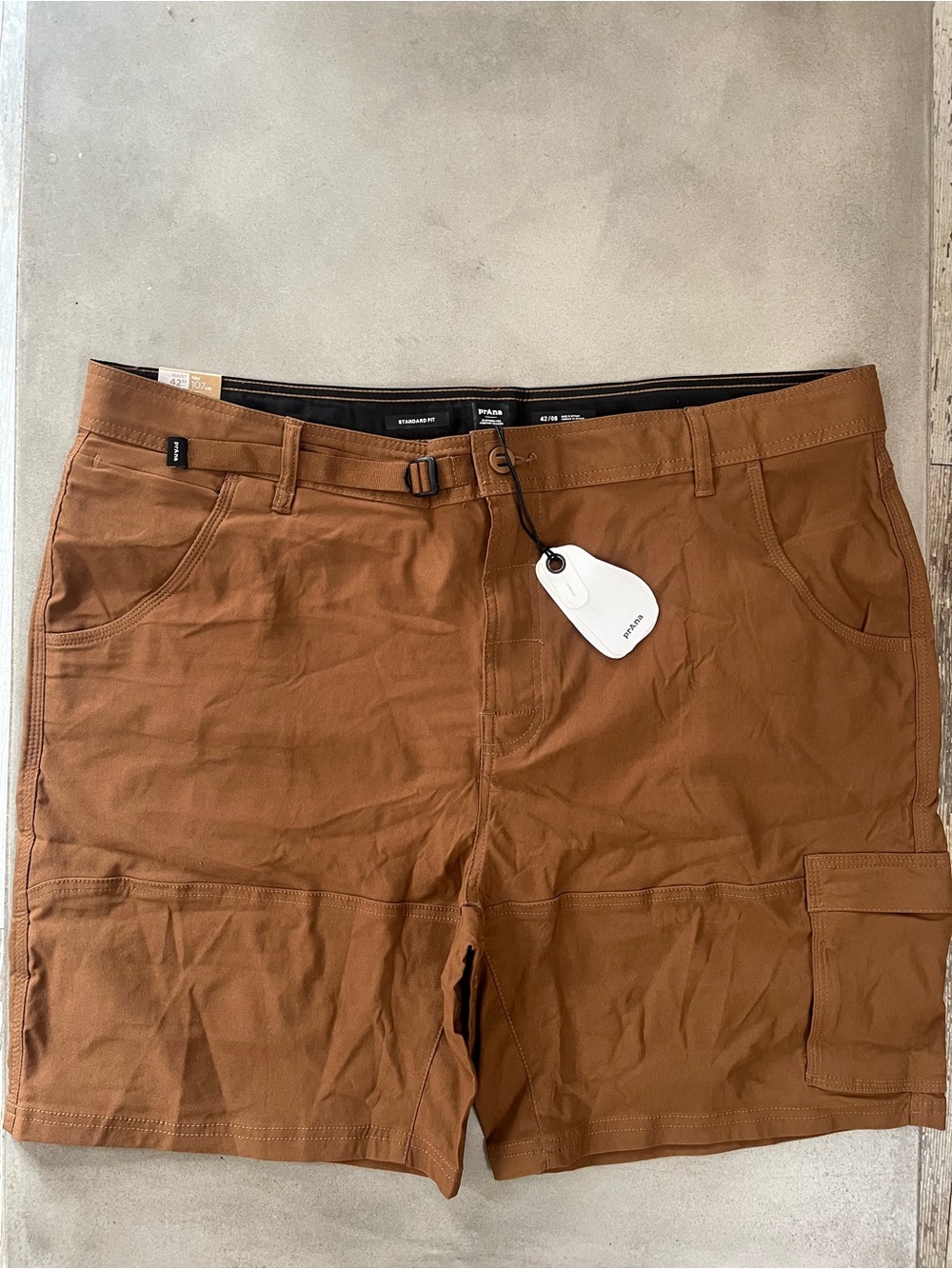 prAna Halle E-Waist Short II Women's Size 2 Antique Bronze Hiking Outdoor NWT 5"